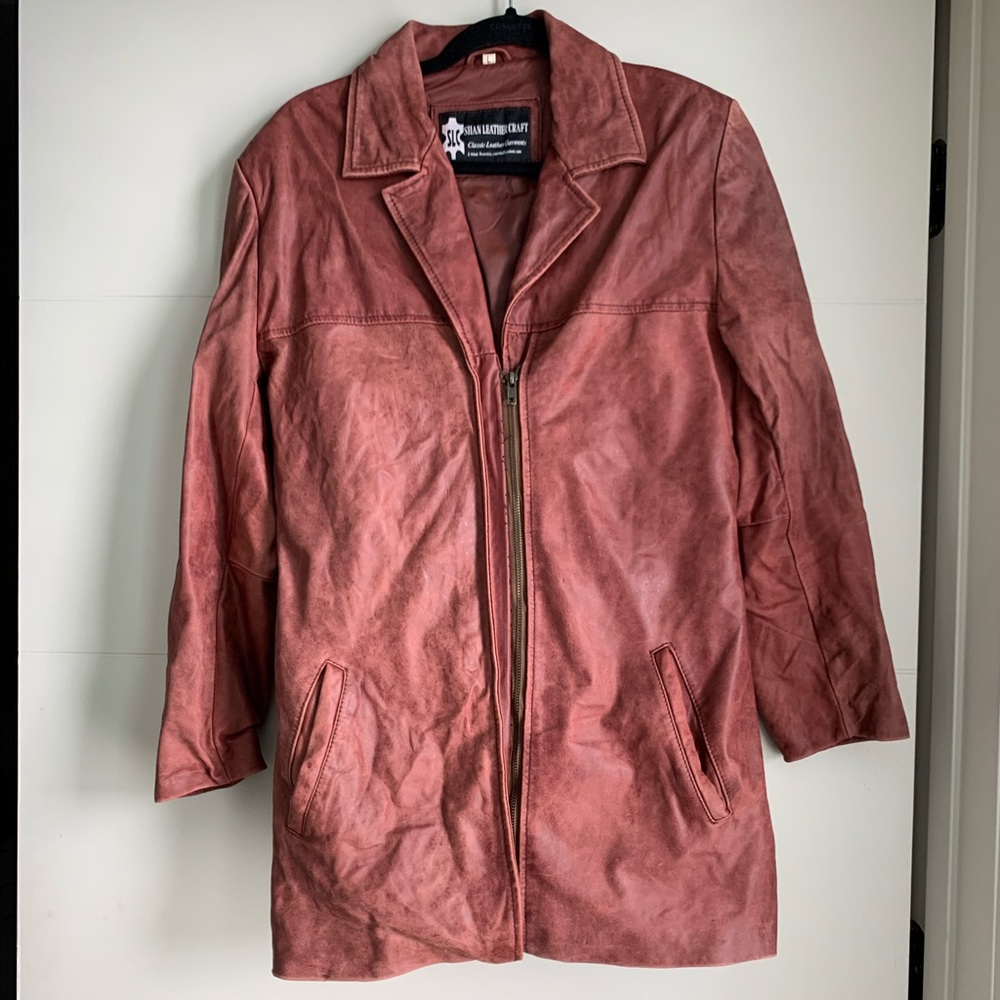 Shan Leather Craft Rust Jacket